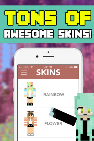 HD Girl Skins For Minecraft Pocket Edition screenshot 2