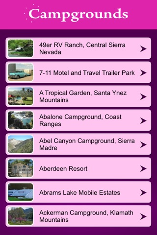 California Campgrounds and RV Parks Guide screenshot 2