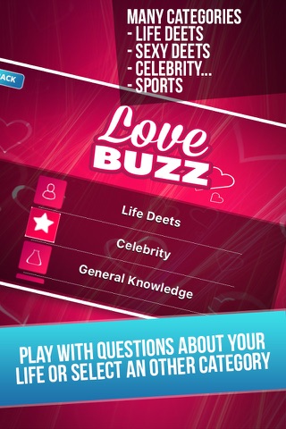 Love Buzz: Funny and Sexy Game for couples (Personal Truth Or Dare) screenshot 3