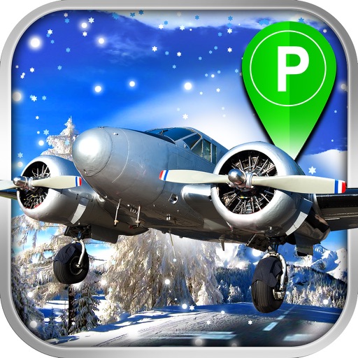 Flight Pilot Parking Simulator - 3D Christmas Plane Flying & Driving Racing Sim! icon