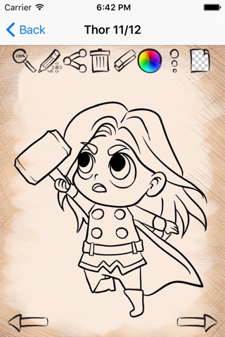 Easy Draw Super Heroes Chibi screenshot 4