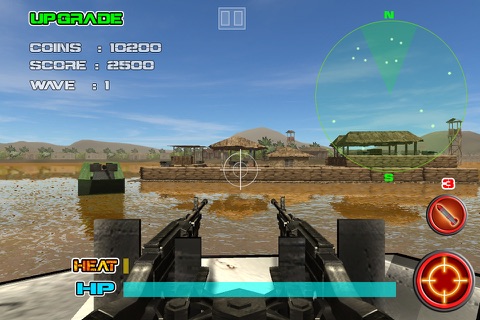 PT Boat Gunner - River Warfare Patrol Duty Simulator Game PRO screenshot 2