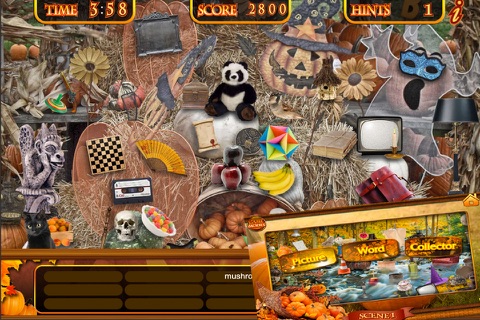 Fall Autumn Harvest - Hidden Object Spot and Find Objects Differences Halloween Game screenshot 4