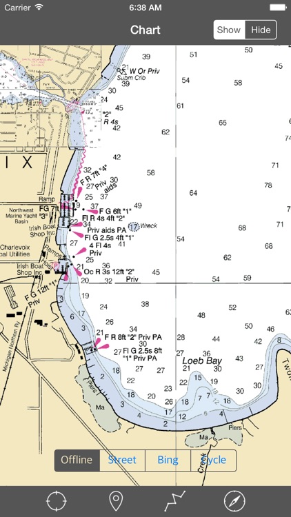 Lake Charlevoix (Michigan) – Raster Nautical Charts