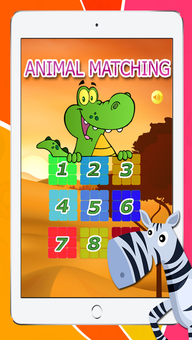 How to cancel & delete Free Matching Game Animals for Educational from iphone & ipad 1