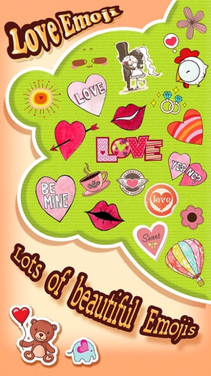 Love Emoji Stickers for Adult Messages &