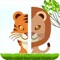 FREE puzzle game animal is a learning game for preschoolers