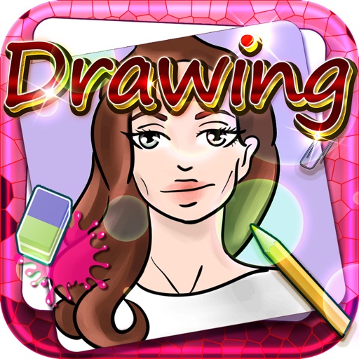Drawing Desk Celebrity Anime : Draw and Paint Look Alike on Coloring Book