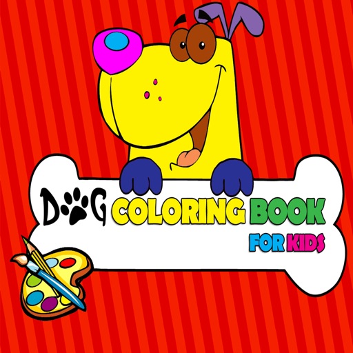 Dog Coloring Book for Kids icon