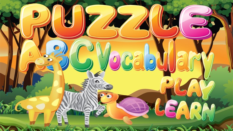 ABC Puzzle Preschool Alphabet Vocabulary Kid Game by kaowrote sutapakdi