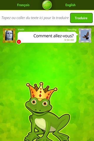 Ribbit Traduire Français à l'anglais screenshot 3