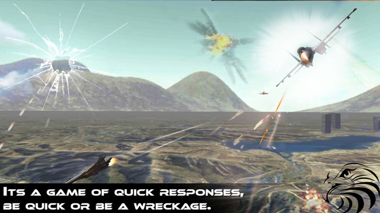 Jet Fighter Dogfight Chase - Hybrid Flight Simulation and Action game 2016 screenshot-0