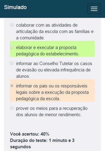 Pedagogia /Professor: Concurso screenshot 3