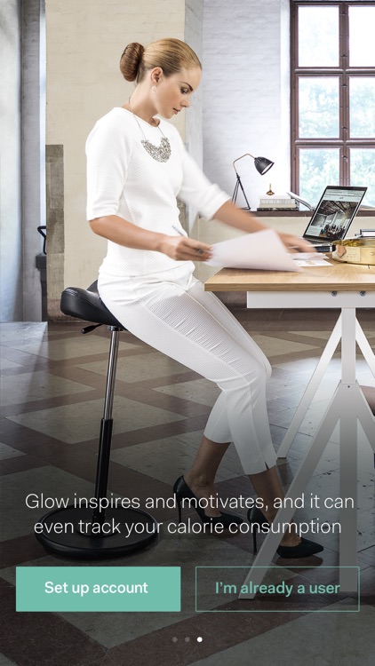 Varier® Glow – track activity with the Move™ chair