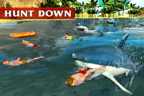 Killer Shark Attack Simulator – A Hungry Sea Beast screenshot 3
