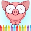 Preschool Coloring Game for Piggy Edition