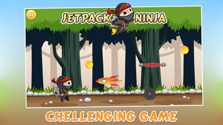 Ninja Warrior Jetpack - Super Hero Fly in Jungle Castle World