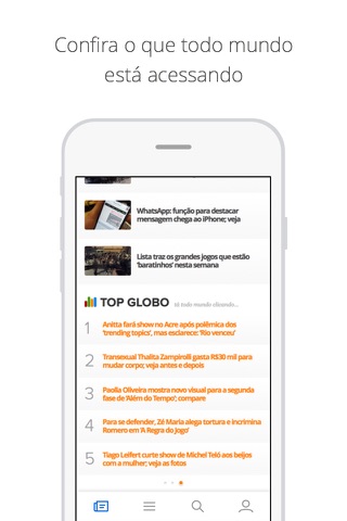 globo.com - Notícias, esportes e entretenimento screenshot 3