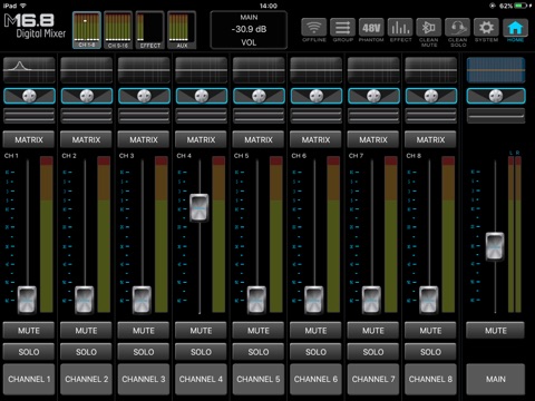 M16.8 Digital Mixer screenshot 3