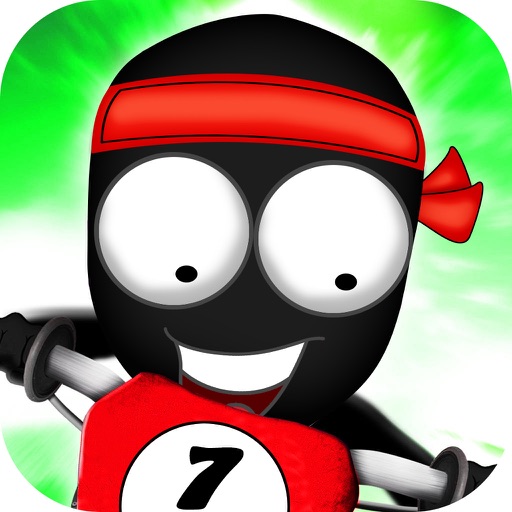 Stickman Downhill - bmx cycle - bike racing game - bike game Icon