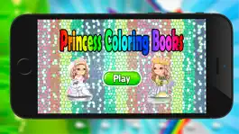 Game screenshot Princess Coloring Book - Amazing draw paint and color games HD mod apk