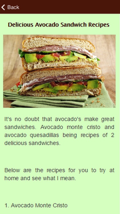 Tasty Avocado Recipes