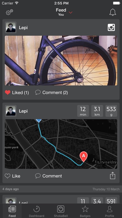 Shoka - Your Automatic Cycling Diary