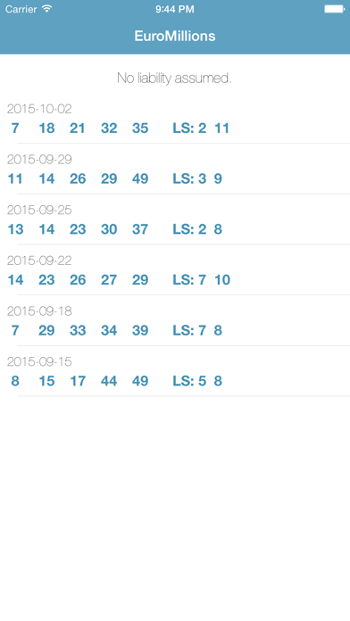 How to cancel & delete EuroMillions - Result and number of the drawing of the Euro Million lottery from iphone & ipad 1