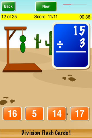 Division Flash Cards ! screenshot 2