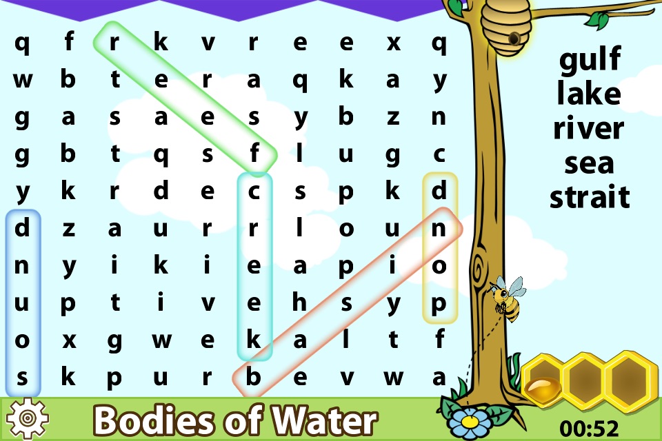 The Words and The Bees: Word Search screenshot 3