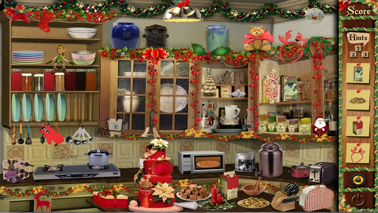 Mr Claus Kitchen Hidden Object