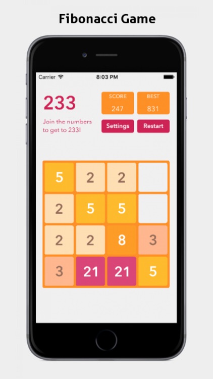 Master of 2048 and Fibonacci Games