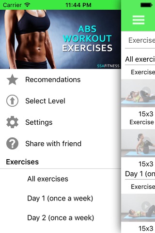 Ab Workout Exercises screenshot 2