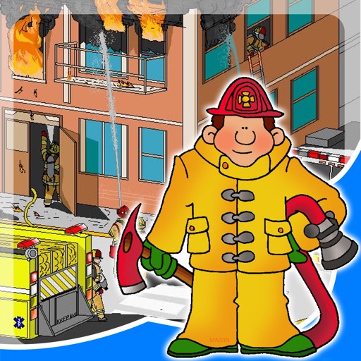 Fireman Games for Toddlers - Sounds and Puzzles Icon