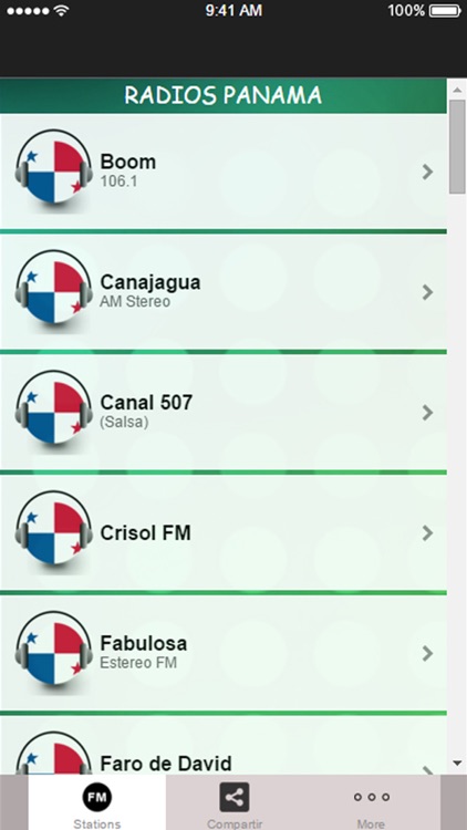 A + Radio Panama: Live Stations.