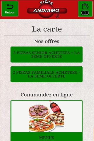Pizza Andiamo L Aigle screenshot 3