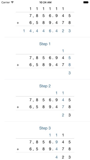 CalcStep Lite - Math Addition Steps in Pics(圖4)-速報App