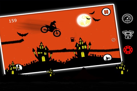 Moto Racer Halloween Town screenshot 2