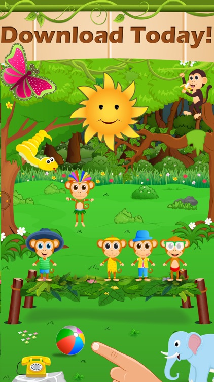 Toddlers Five Little Monkeys screenshot-3