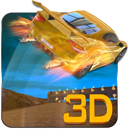 Fast Car Escape 3D - real extreme driving and stunt car simulator game Icon