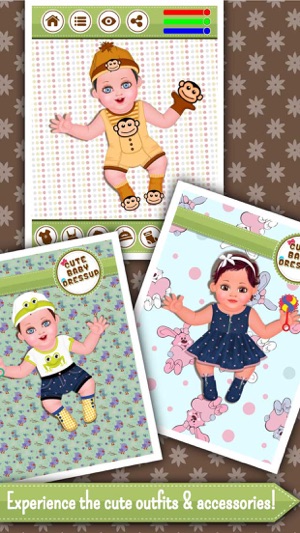 Cute Baby Dress Up Game!(圖3)-速報App