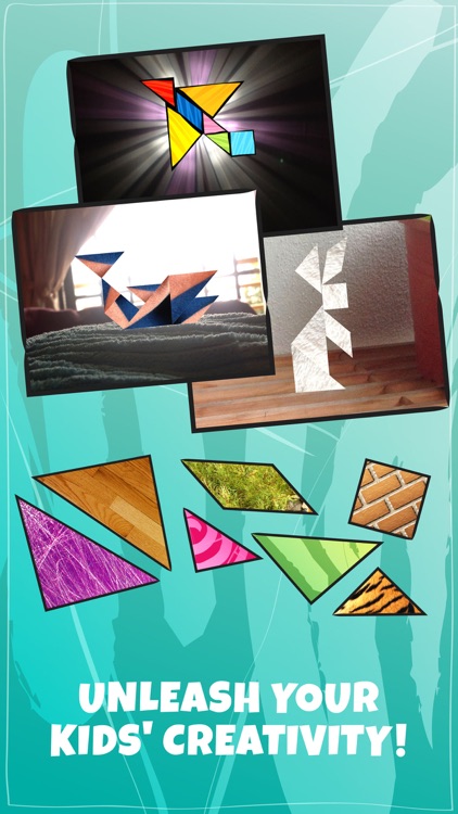 Kids Doodle & Discover: Birds, Cartoon Tangram Building Blocks