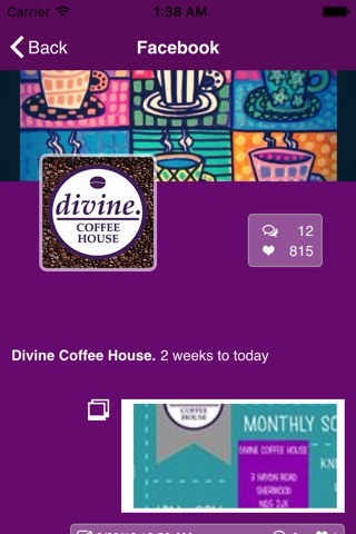 Divine Coffee House screenshot 2