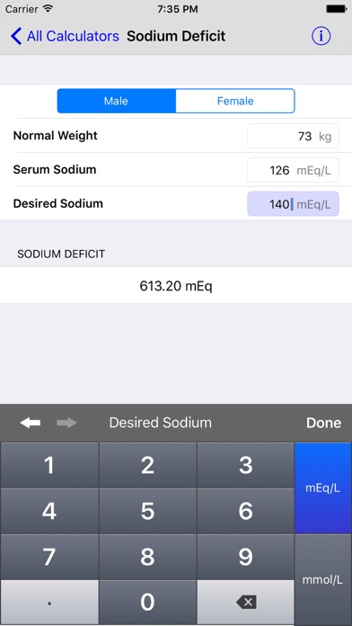 MediMath Medical Calculator Screenshot 4