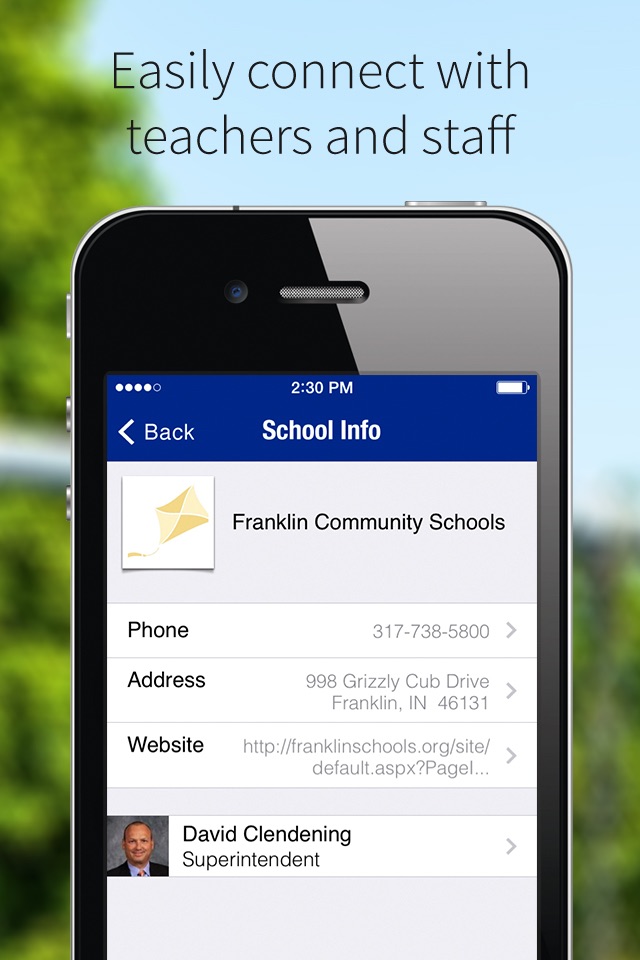 Franklin Community Schools screenshot 2