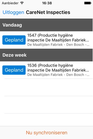 Normec Inspection App screenshot 2