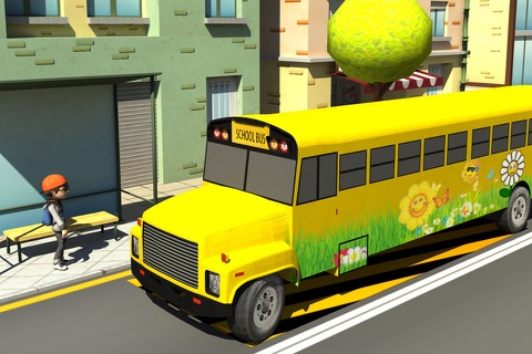 kids School Bus driver Parking Free Best Simulator Game screenshot 2