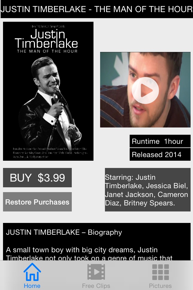 Justin Timberlake - The Man of the Hour (Movie) screenshot 2