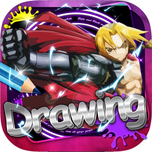 Drawing Desk Manga & Anime : Draw and Paint Coloring Books Fullmetal Alchemist Edition Free icon