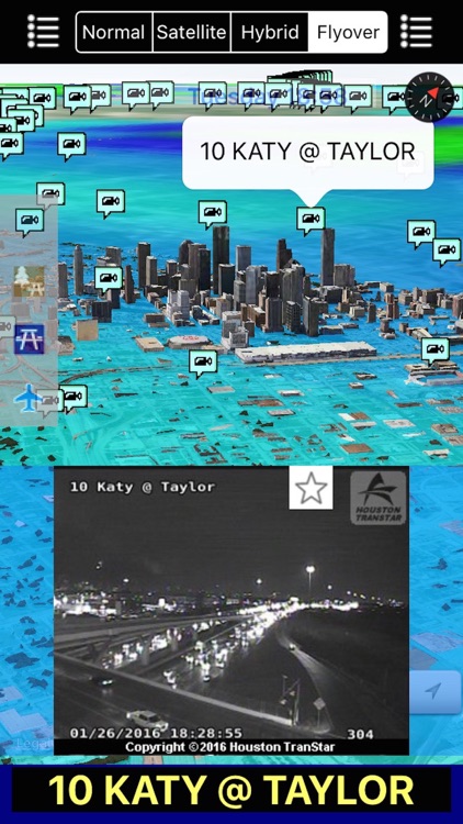 Texas NOAA Radar with Traffic Cameras 3D